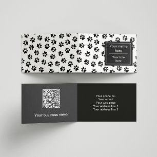 Carte De Visite Motif De Pâtes, Paniers De Chien, Paniers De Chat,