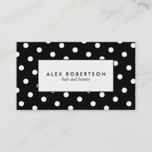 Motif de point blanc et noir monochrome de polka