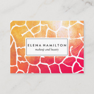 Carte De Visite Motif de réception des yeux gras