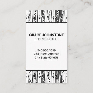 Carte De Visite Motif de style Boho