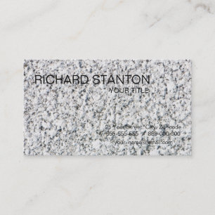 Carte De Visite Motif de surface en granit