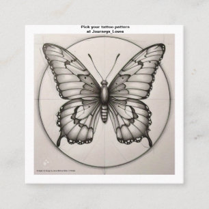 Carte de visite Motif de tatouage