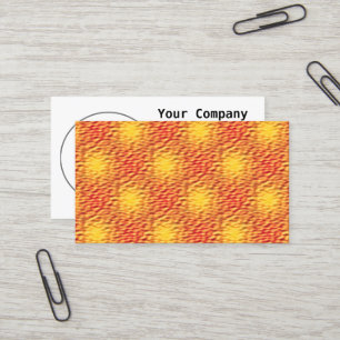 Carte De Visite Motif d'enclenchement d'incendie liquide