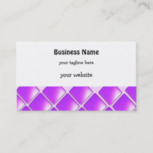 Carte De Visite Motif diamant violet gras