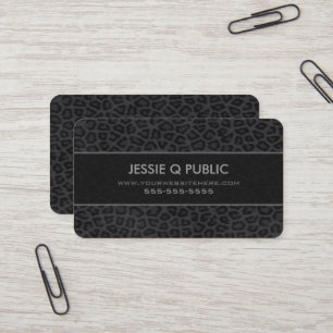 Carte De Visite Motif d'impression Panther
