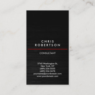 Carte de visite Motif en bois gris vertical tendan