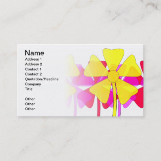 Carte De Visite Motif floral