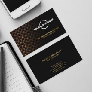 Carte De Visite Motif futuriste diamant   Logo personnel