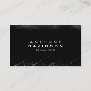 Carte de visite Motif gris noir blanc