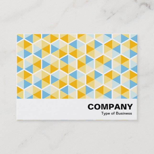 Carte De Visite Motif Hexagon 03 (Devant)