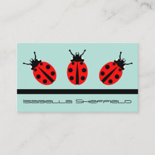 Carte De Visite Motif Ladybug