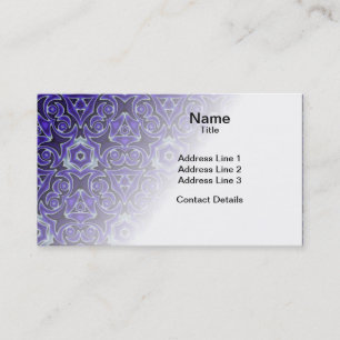 Carte De Visite Motif marocain de textile