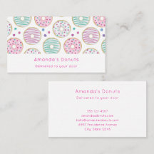 Motif mignon de beigne coloré