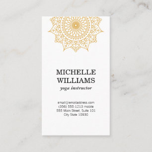 Carte De Visite Motif naturel sophistiqué