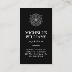 Carte De Visite Motif naturel sophistiqué