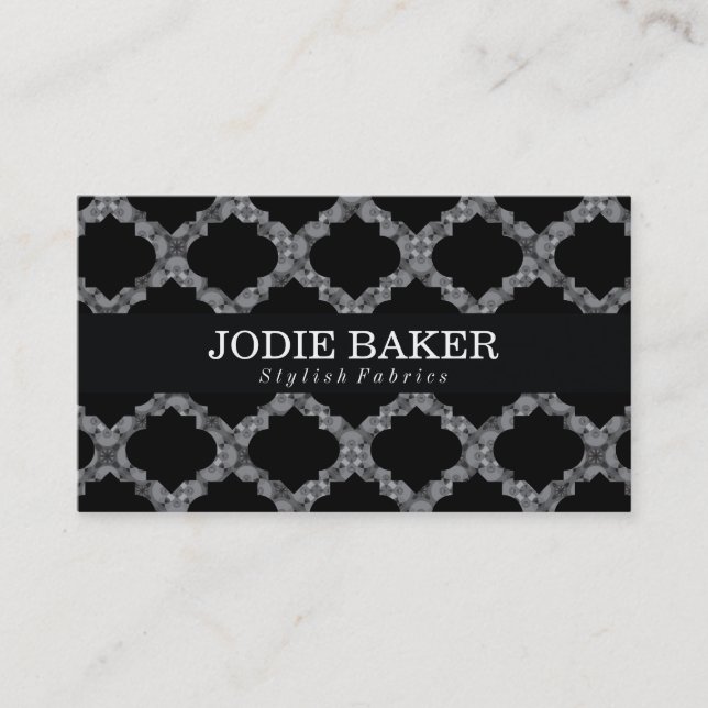 Carte De Visite Motif orange II | Chic (Devant)