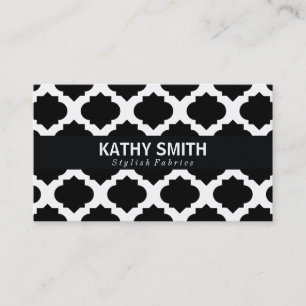 Carte De Visite Motif Ornat   Chic