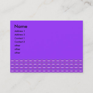 Carte De Visite motif pourpre