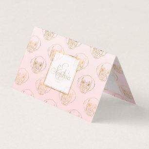 Carte De Visite Motif rose blanc rose rose rose rose rose rose de 
