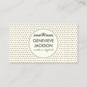 Carte De Visite Motif rustique classique
