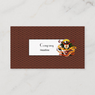 Carte de visite Motif Seigaiha
