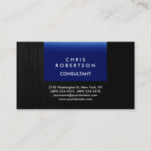Carte de visite Motif tendance Blue Grey
