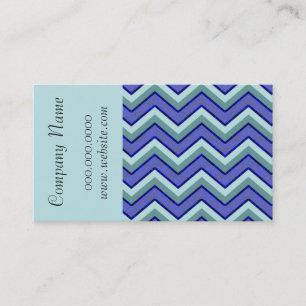 Carte de visite Motif tendance Chevron Zig Zag