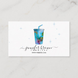 Carte De Visite Motif Tumbler ombré
