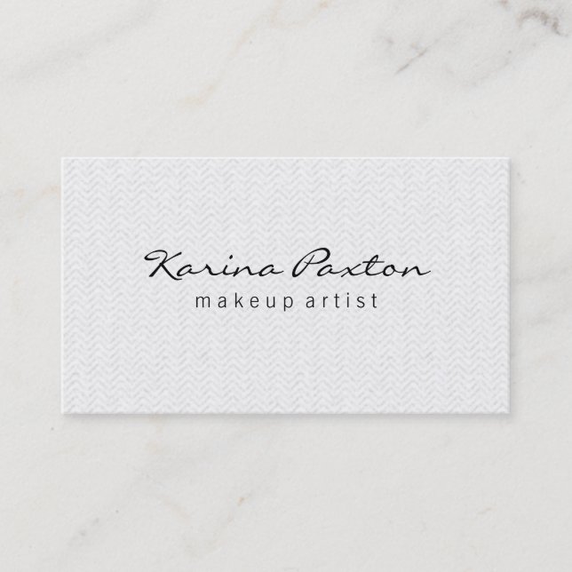 Carte De Visite Motif vintage Wavy (Devant)