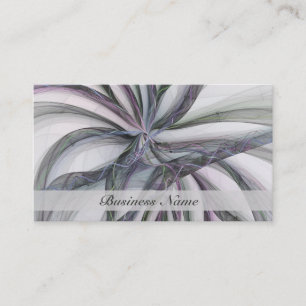 Carte De Visite Motions Filigree Moderne Abstrait pivotant Fractal