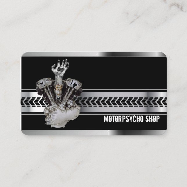 Carte de visite moto (Devant)