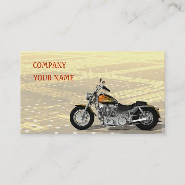 Carte De Visite Moto (Devant)