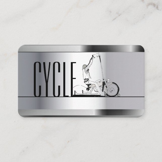 Carte de visite moto (Devant)