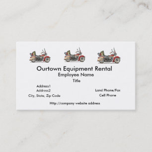 Carte De Visite Moto mignonne
