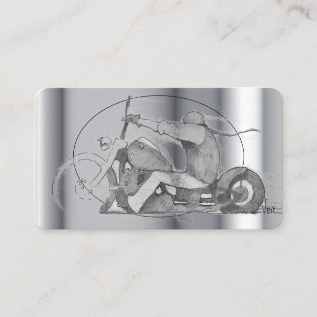 carte de visite moto Modèle (Devant)