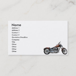 Carte De Visite Moto personnalisé