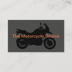 Carte De Visite Moto Thème Conception simple