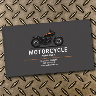 Carte De Visite Motocyclette
