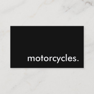Carte De Visite motos.