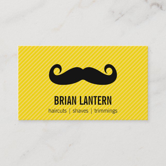 Carte De Visite Moustache (Devant)