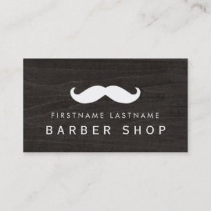 Carte De Visite Moustache classique de coiffeur
