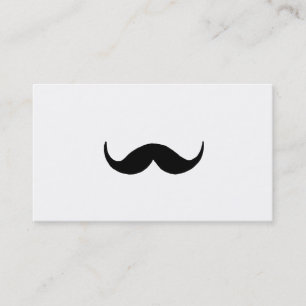 Carte De Visite Moustache simple