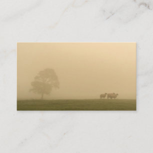 Carte De Visite Mouton dans le brouillard