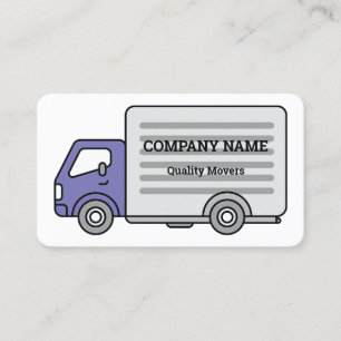 Carte De Visite Moving Company Transport