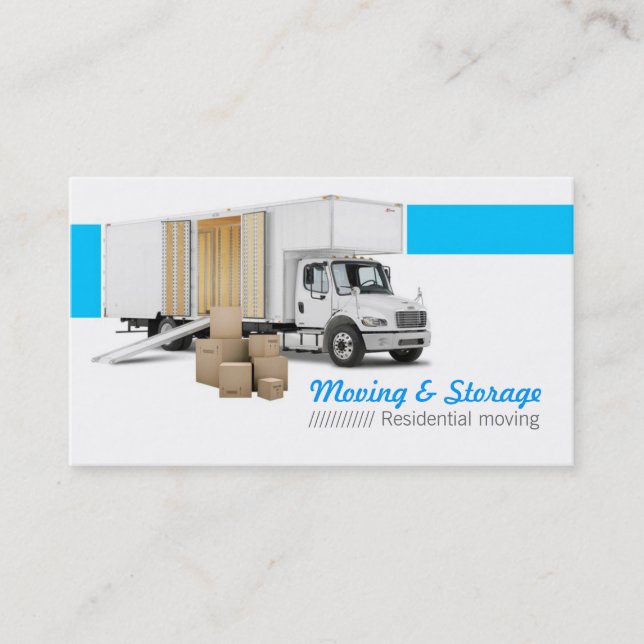 Carte De Visite Moving et Storage (Devant)