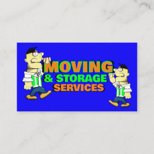 Carte De Visite Moving & Storage Company Full Service Professionne