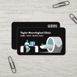 Carte De Visite MRI Tomographie QR