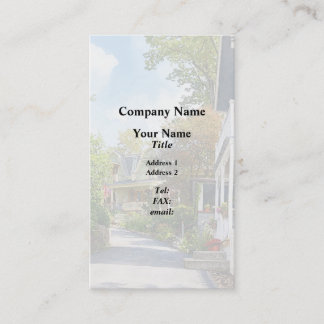 Carte De Visite Mt. Tabor NJ – Rue sur une colline