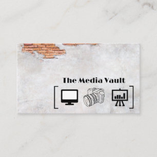 Carte De Visite Multimédia Mur en brique