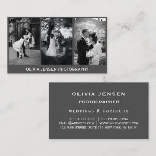 Carte De Visite Multiphoto Collage Photographie moderne